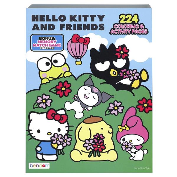 HELLO KITTY 224PG COLORING BOOK