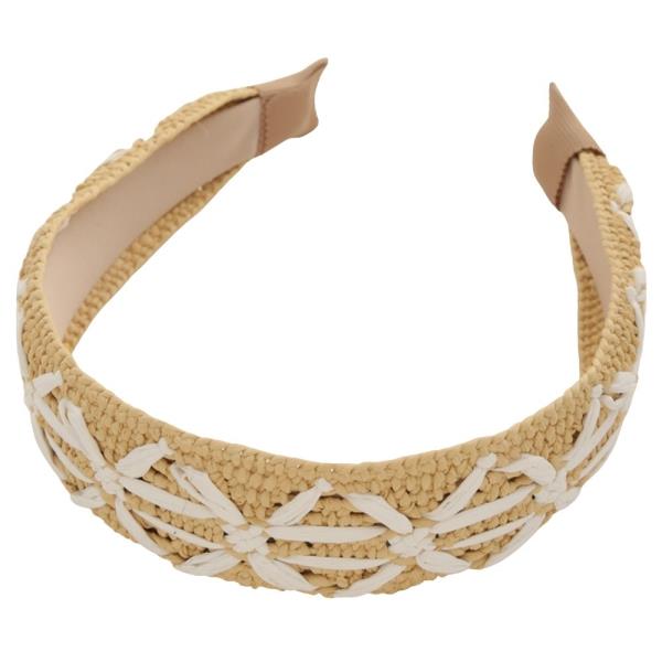 RAFFIA STRAW HEADBAND