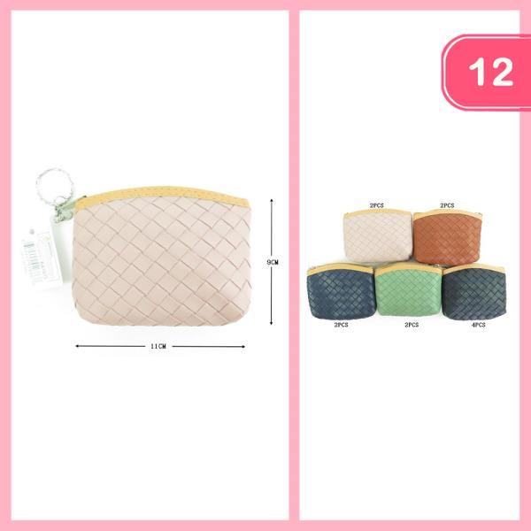 QUILTED POUCHES (12 UNITS)