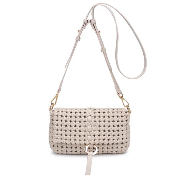 CAMILLA BRAIDED DESIGN CROSSBODY BAG