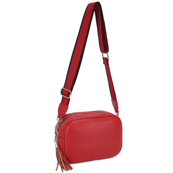 SMOOTH THE CAMERA BAG TASSEL ZIPPER CROSSBODY BAG