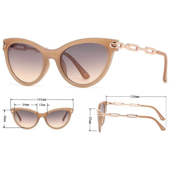 CAT EYE CHAIN SUNGLASSES 1DZ