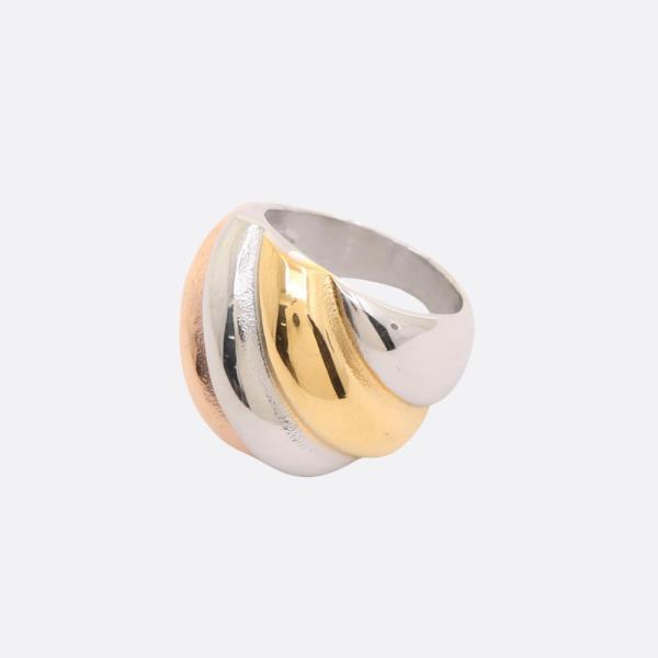3 TONE METAL RING