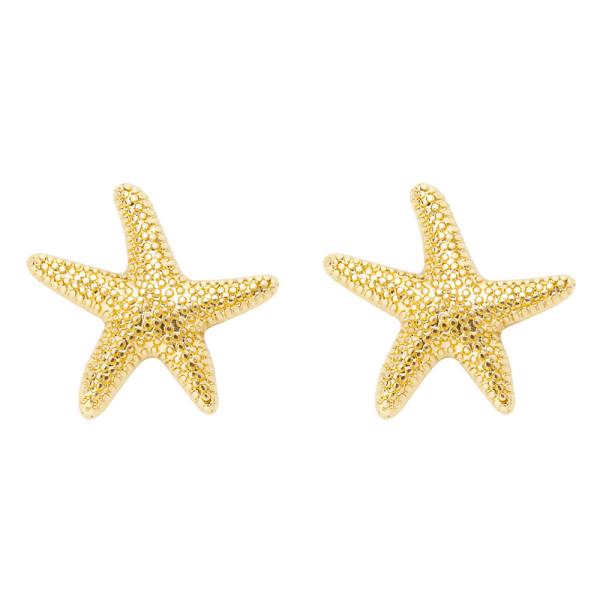 STARFISH METAL EARRING
