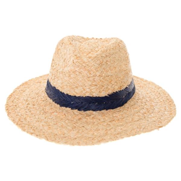 RAFFIA PANAMA W/ COLOR STITCHING