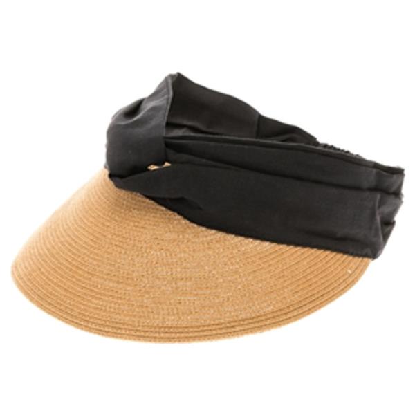 STRETCHY HEADBAND STRAW VISOR