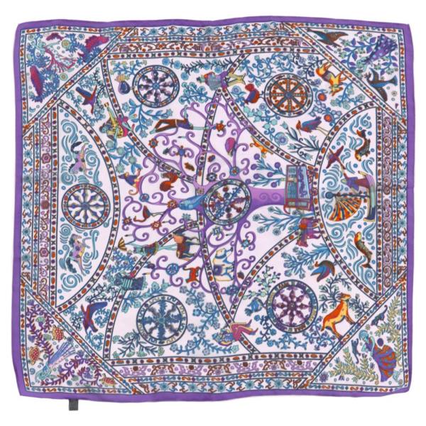 MULTI PRINTED SILKY BANDANA SCARF