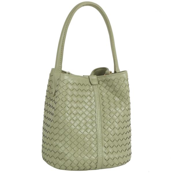 2IN1 FASHION HANDLE BUCKET BAG W DRAWSTRING POUCH SET