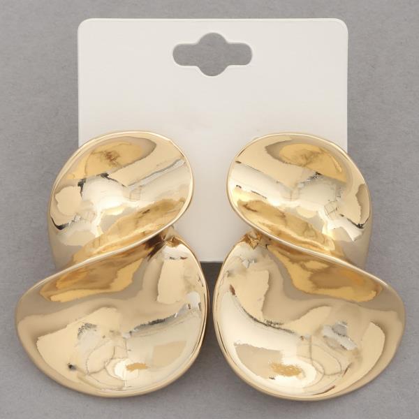 BENT METAL EARRING