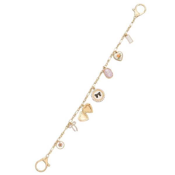 RIBBON HEART STATION BAG CHARM