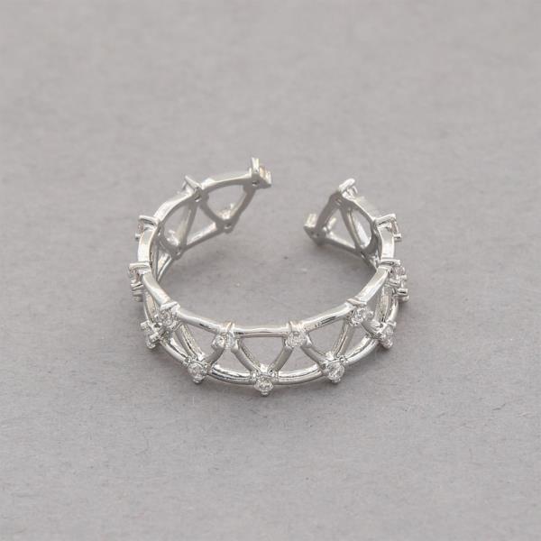 SODAJO CZ GOLD DIPPED ADJUSTABLE RING