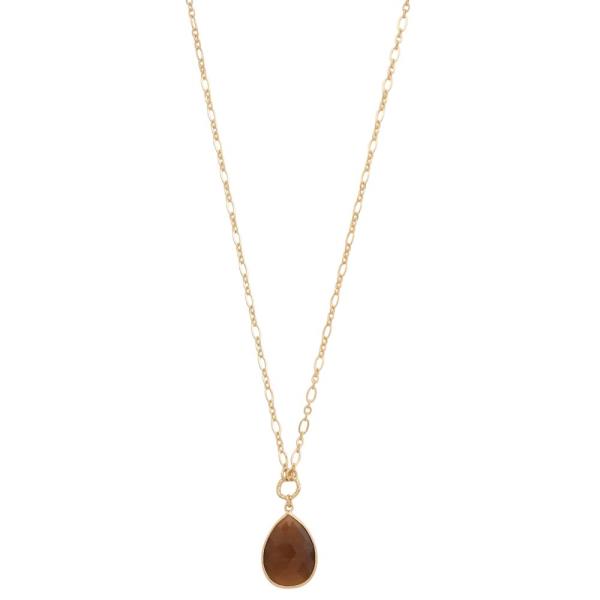 TEARDROP CHARM NECKLACE