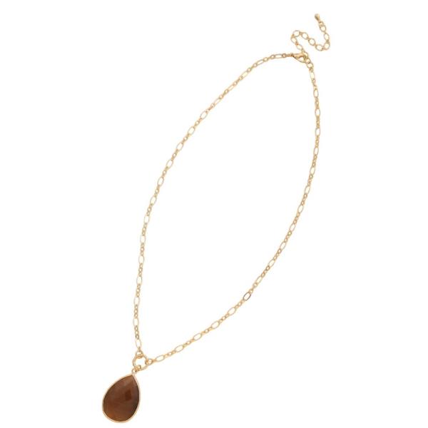 TEARDROP CHARM NECKLACE