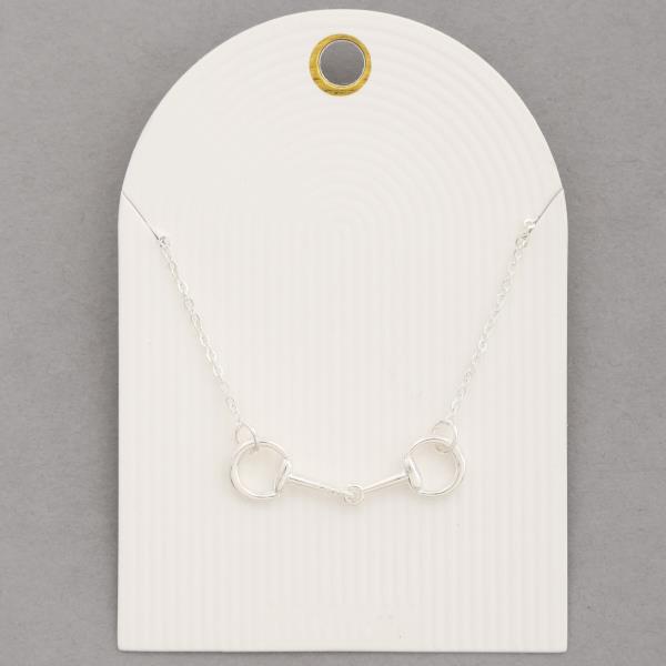 HORSEBIT METAL NECKLACE