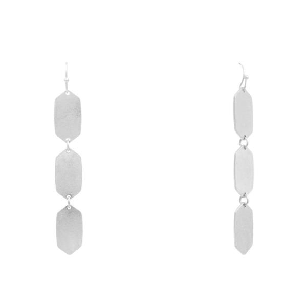 METAL DANGLE EARRING