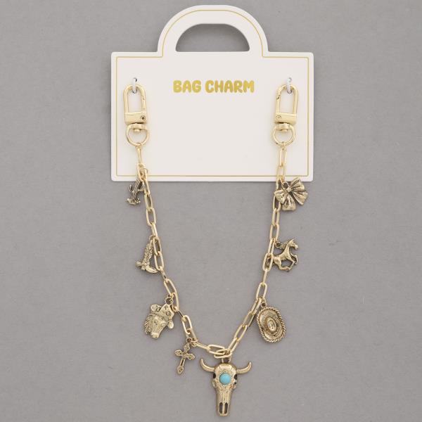 WESTERN STYLE BAG CHARM