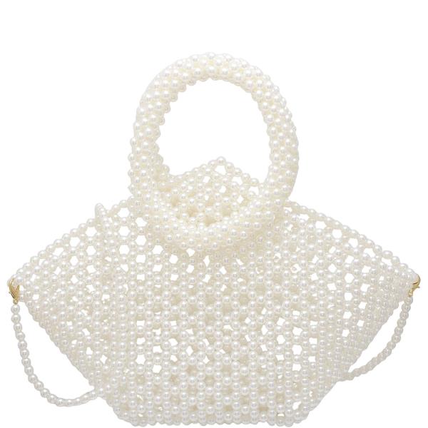 PEARL ALL OVER HANDLE BAG