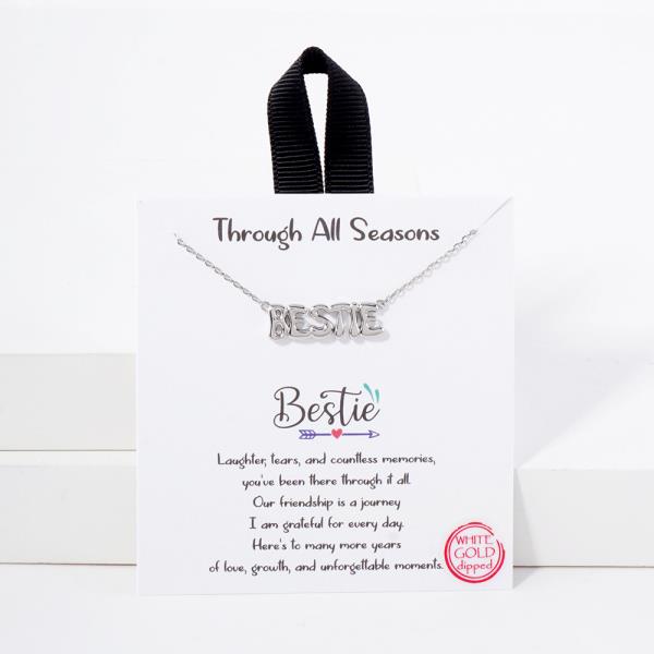 18K GOLD RHODIUM THROUGH ALL SEASONS NECKLACE