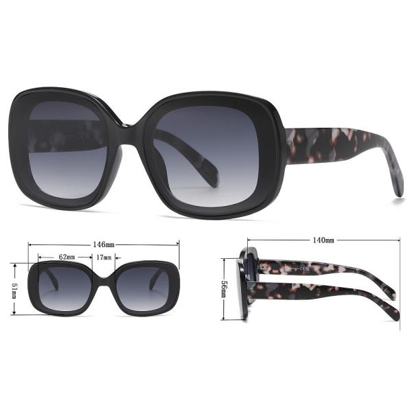 CHIC SQUARE SUNGLASSES 1DZ