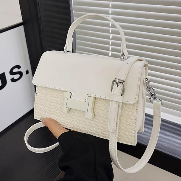 TWO TONE RECTANGLE CROSSBODY BAG