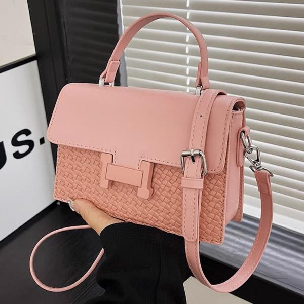TWO TONE RECTANGLE CROSSBODY BAG