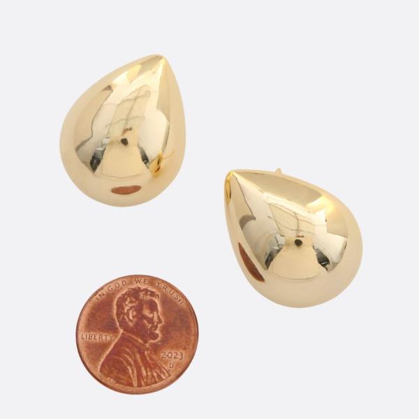SODAJO TEARDROP GOLD FILLED EARRING