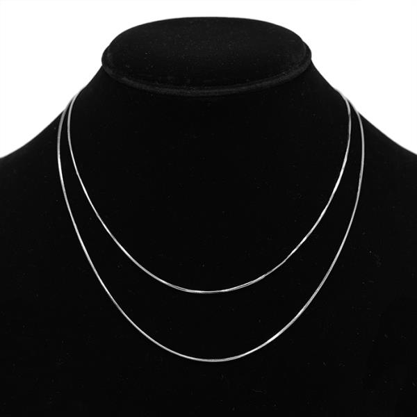 SECRET BOX LAYERED STAINLESS STEEL NECKLACE