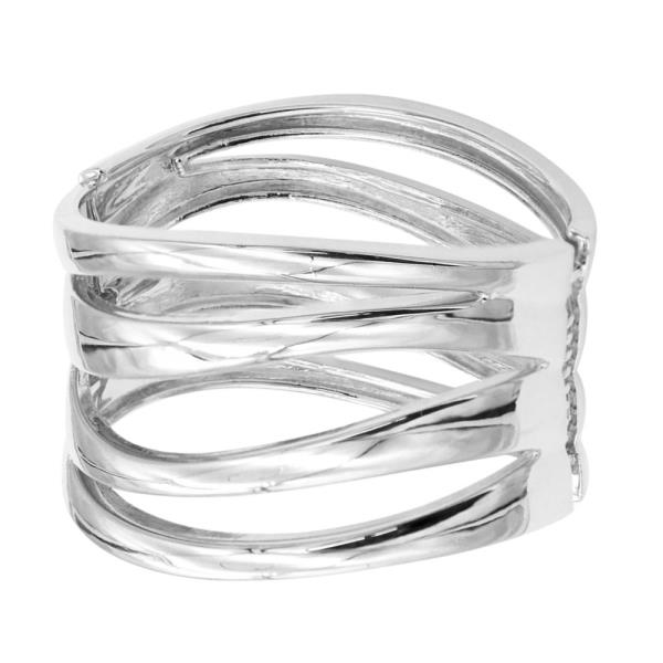 LINED OPEN CUFF BRACELET