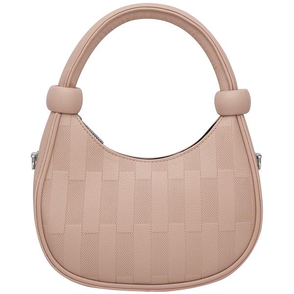 TEXTURED PATTERN DESIGN SHOULDER BAG