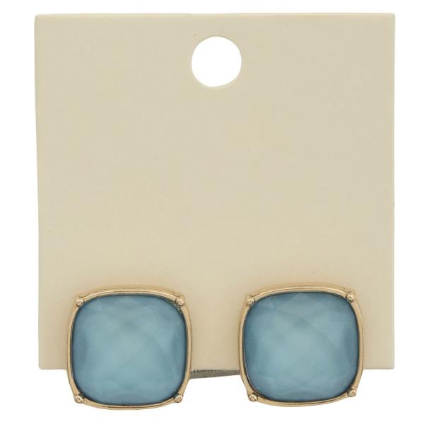 SQUARE STUD EARRING