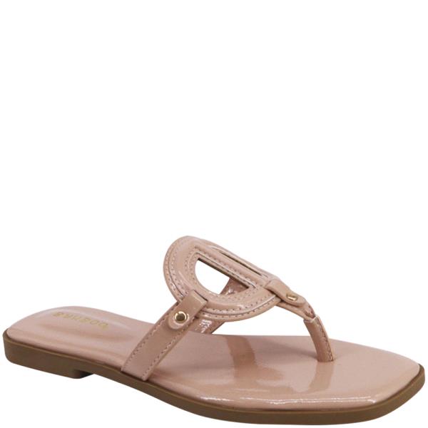 OVAL EMBLEM THONG SLIDE 18 PAIRS