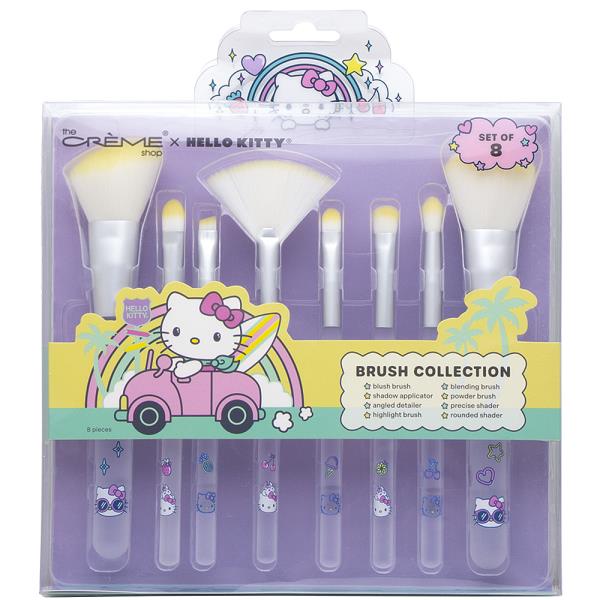 THE CREME SHOP X HELLO KITTY BRUSH COLLECTION SET OF 8