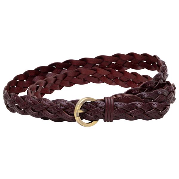 ELEGANT LEATHER BRAIDED SKINNY BELT – PERFECT FOR ANY OUTFIT
