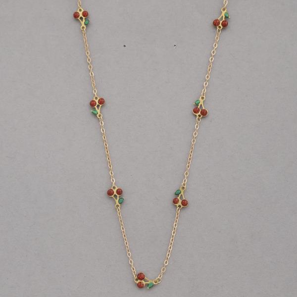 SDJ CHERRY STATION NECKLACE