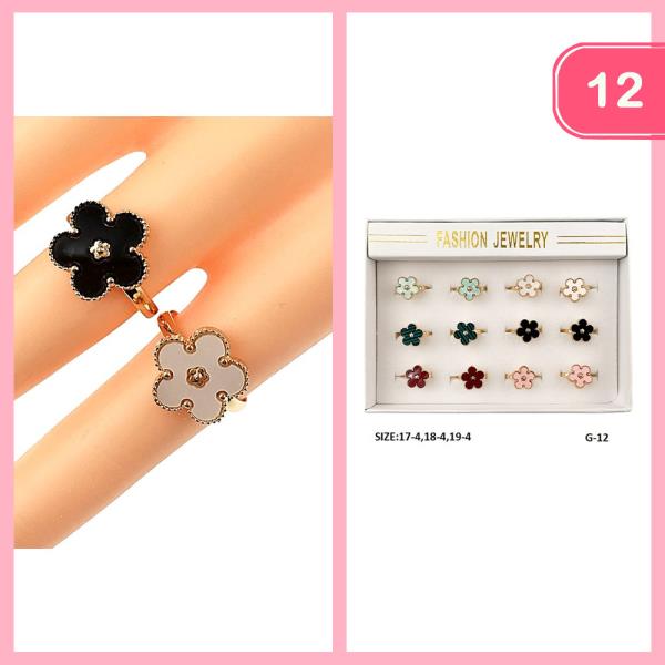 FLOWER EARRING (12 UNITS)