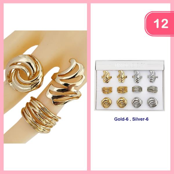 MIXED RING SET (12 UNITS)