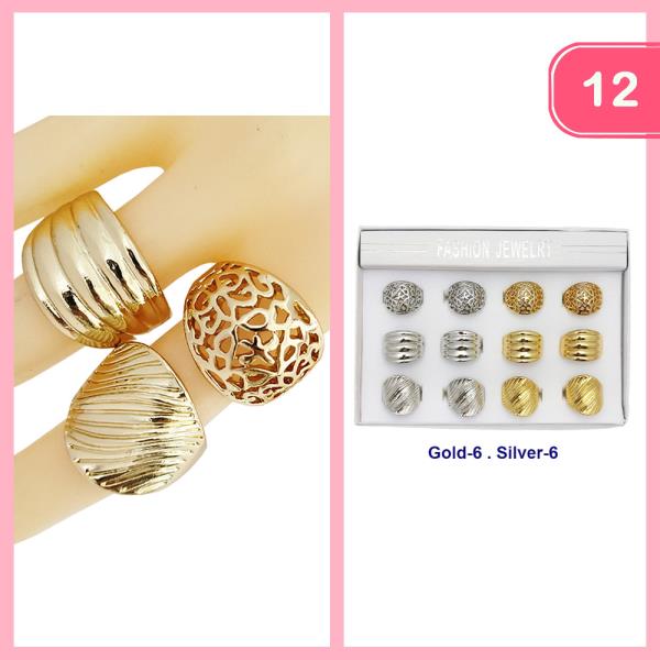 MIXED RING SET (12 UNITS)