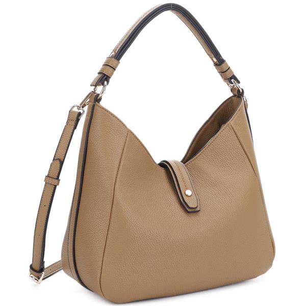 TEXTURED SHOULDER BAG