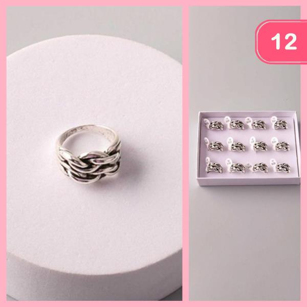 ANTIQUE WOVEN RING (12 UNITS)