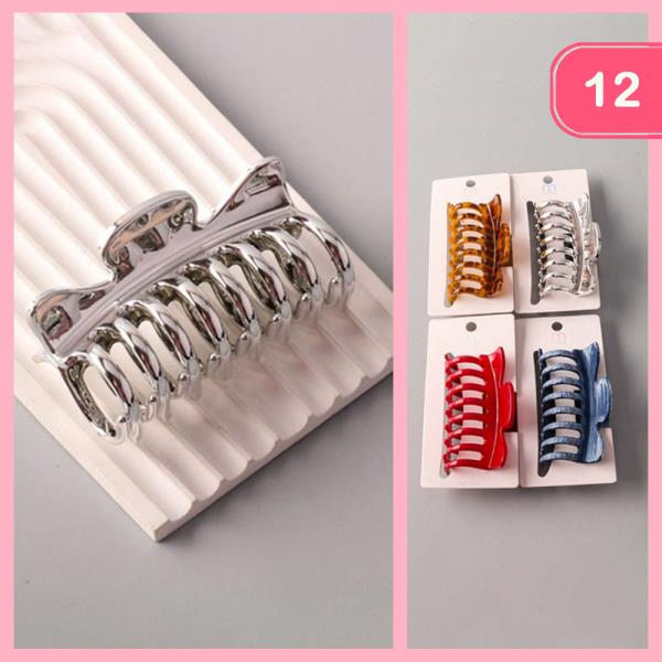 CHEETAH MIX CLAW CLIP (12 UNITS)