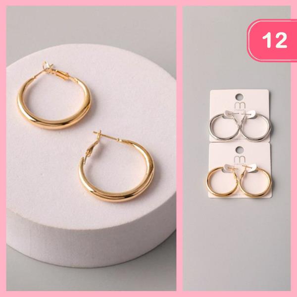 HOOP EARRING (12 UNITS)