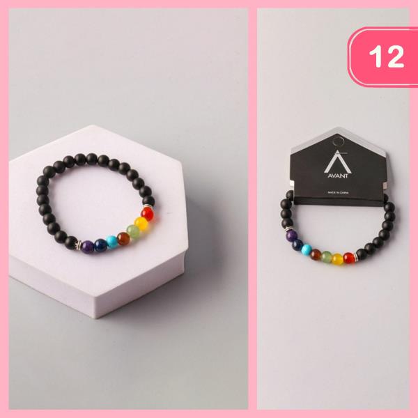 CHARKA BEADED BRACELET (12 UNITS)