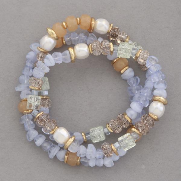 MULTI BEADED BRACELET SET