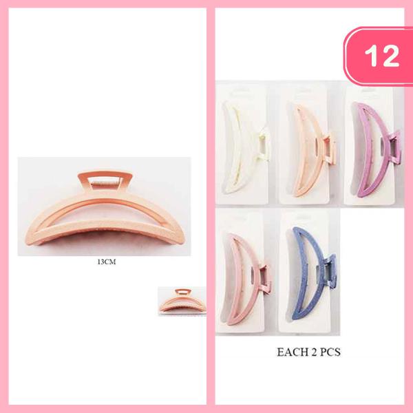 HAIR CLAW CLIP (12 UNITS)