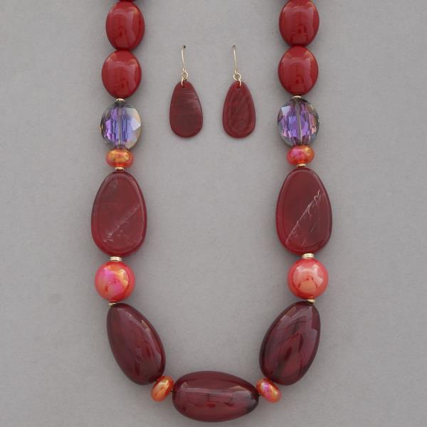 DOME BEADED NECKLACE