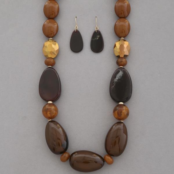 DOME BEADED NECKLACE