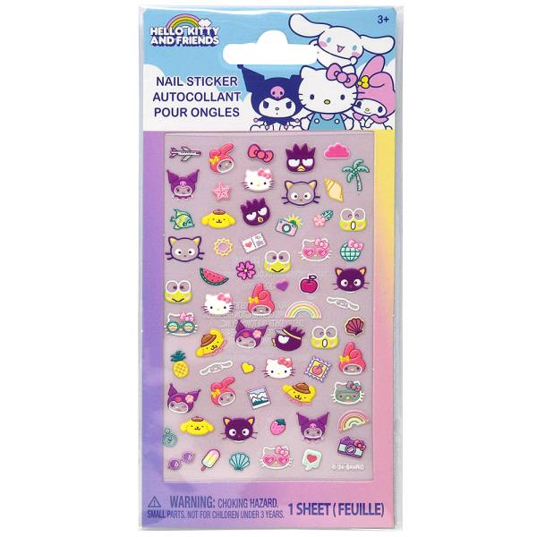 HELLO KITTY AND FRIENDS NAIL STICKERS