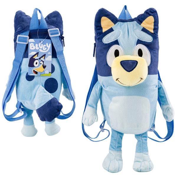 BLUE BANDIT HEELER PLUSH TOY W STRAPS