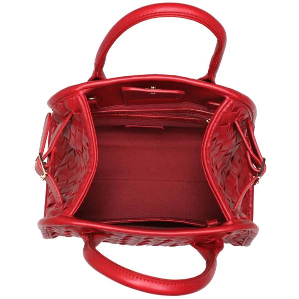 WOVEN DESIGN KRISTIE SATCHEL BAG
