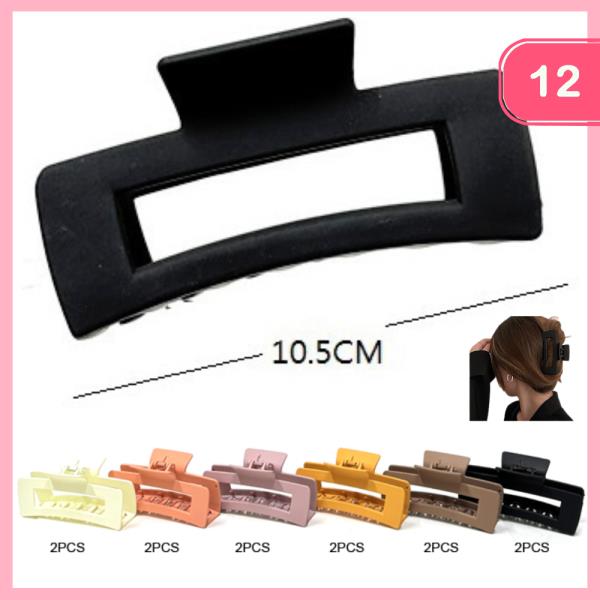 HAIR CLAW CLIP (12 UNITS)